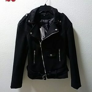 New Woman's black and Silver jacket Large